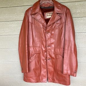 Mens Vintage 1970 vintage leather jacket.. this was my dad’s jacket ❤️